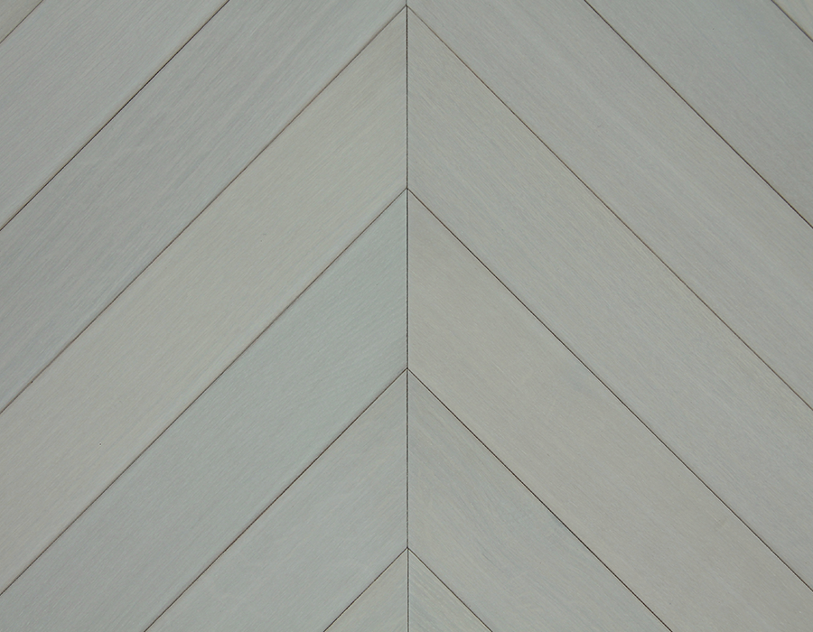 Iced Oak Chevron Flooring