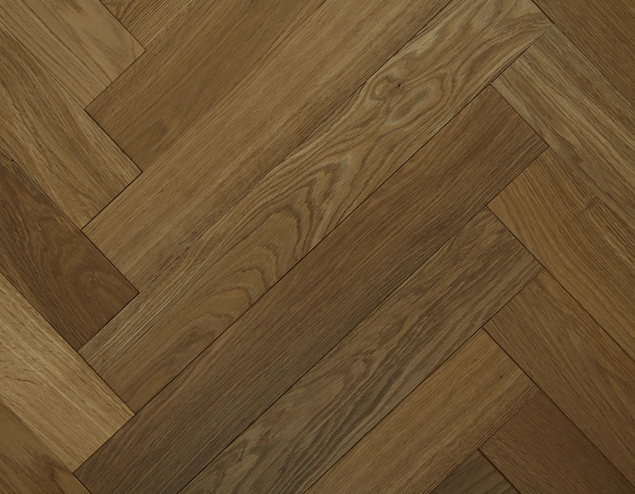 Sepia Fired Oak Parquet Flooring
