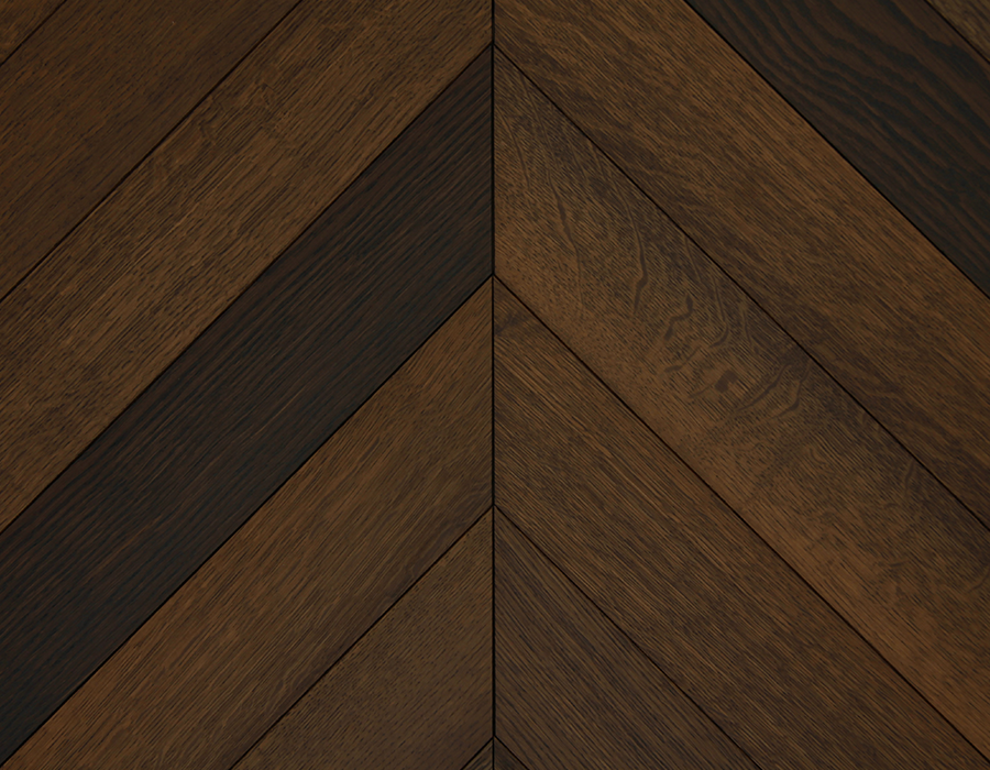 Terra Fired Oak Chevron Flooring