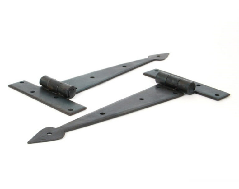 Beeswax 9'' Arrow Head T Hinge (pair)