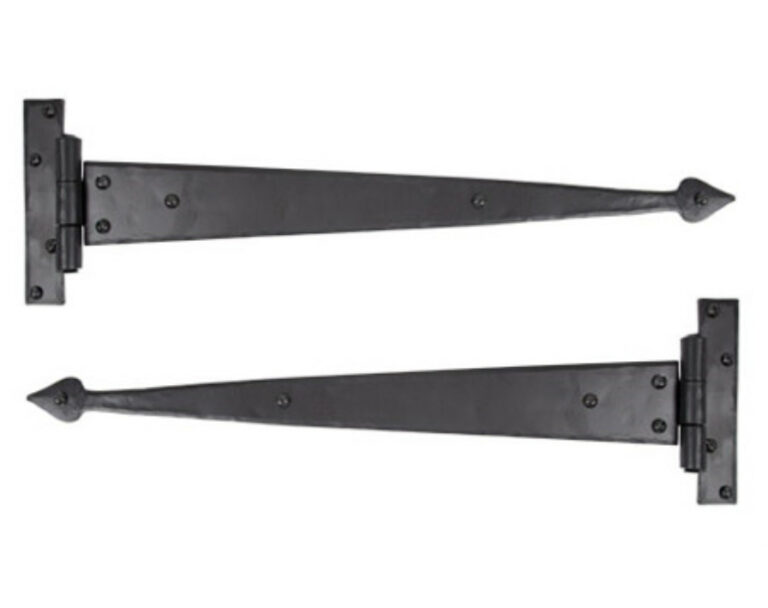 Black 18'' Arrow Head T Hinge (pair)