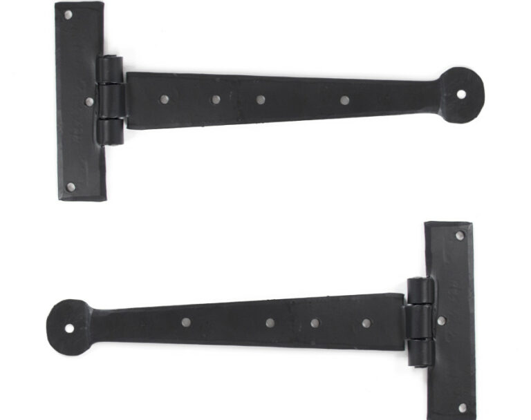 Black 9'' T Hinge (pair)