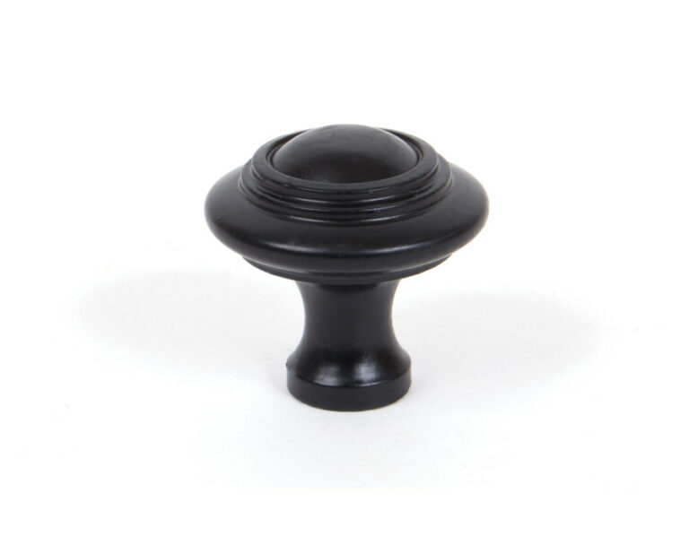 Black Cabinet Knob - Large