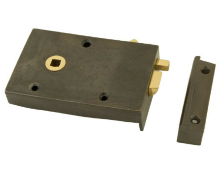 Iron Left Hand Rim Lock Latch