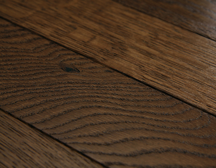 Dark oak parquet flooring by Broadleaf Timber. Bibury from the Cotswold collection.