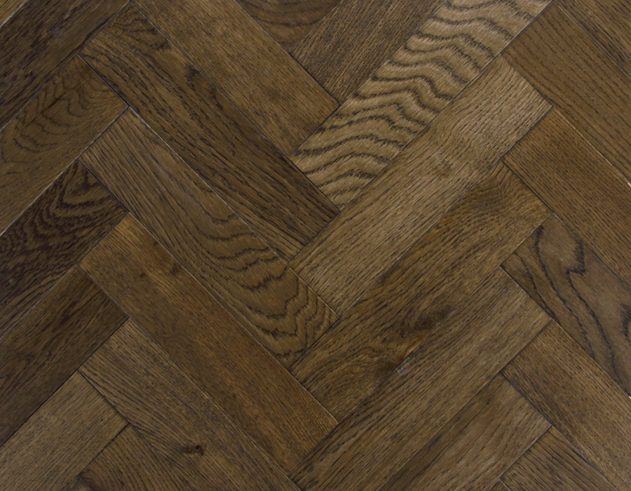 Dark Oak Parquet Flooring