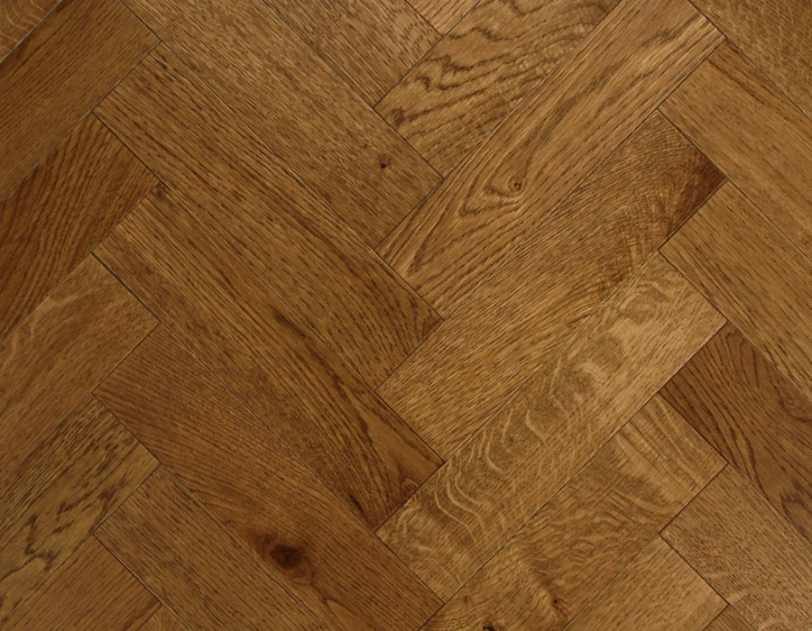Rich Oak Parquet Flooring