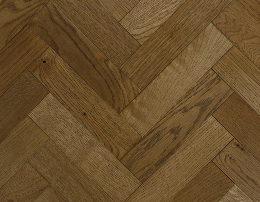 Worn Oak Parquet Flooring