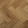 Aged Textured Vintage Oak Parquet Flooring