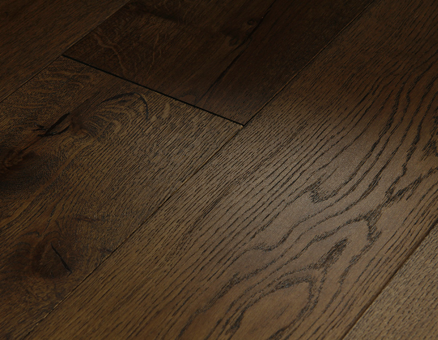 Textured Dark Oak Flooring
