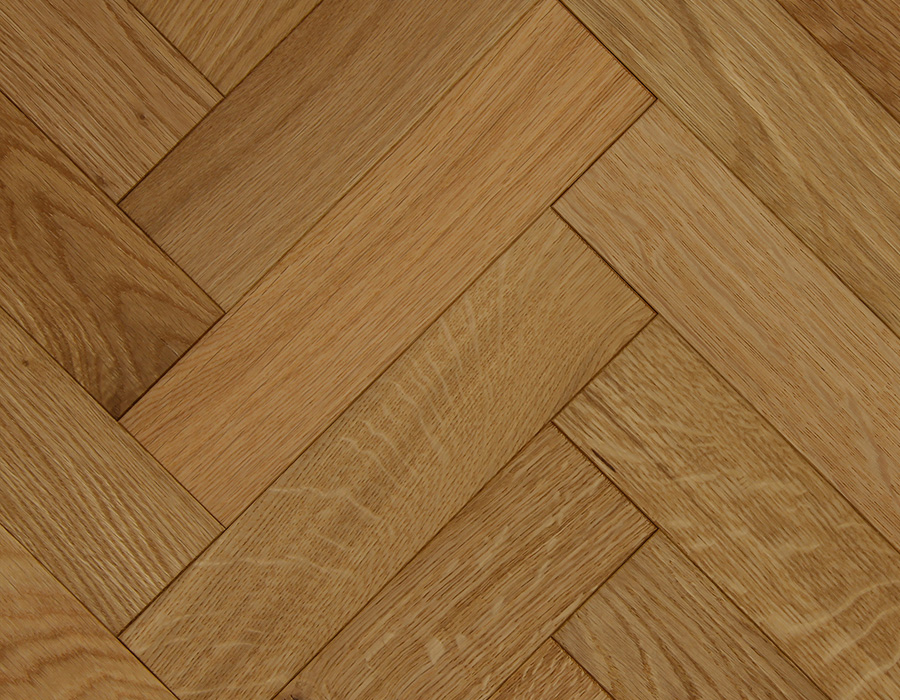 Textured Natural Oak Parquet Flooring
