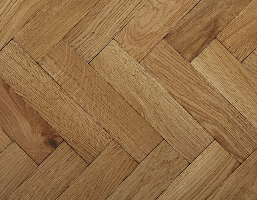 Natural Textured Vintage Oak Parquet Flooring