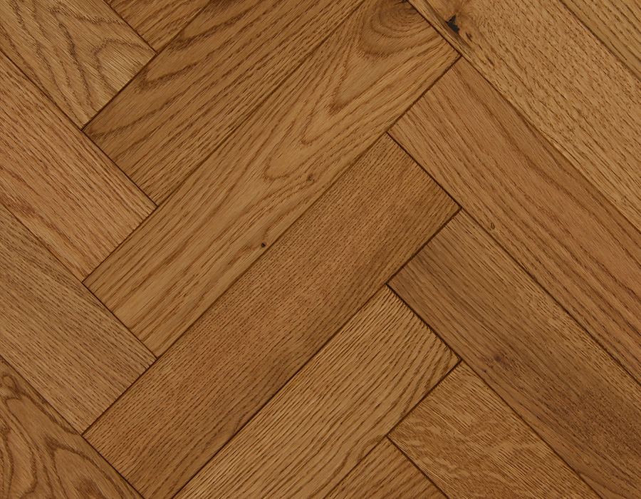 Textured Warm Oak Parquet Flooring