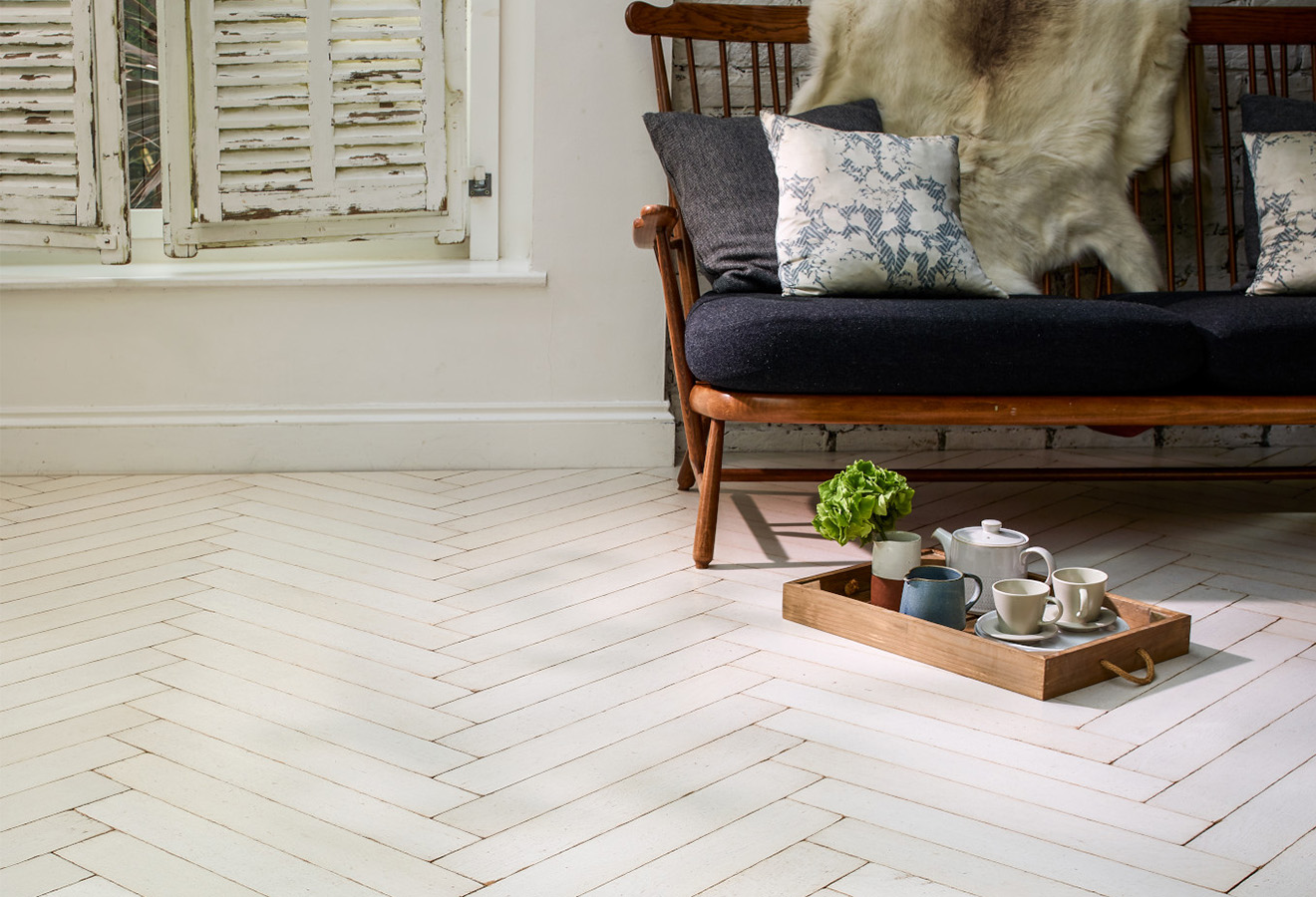 White Wood Flooring