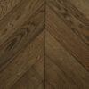 Textured Dark Oak Chevron Flooring