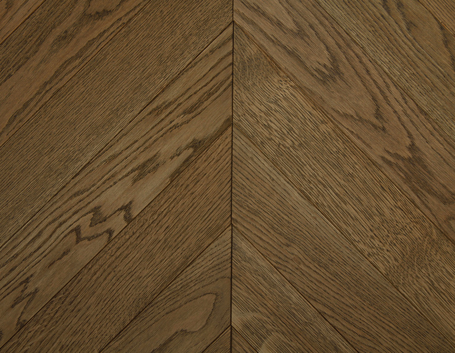 Textured Worn Oak Chevron Flooring