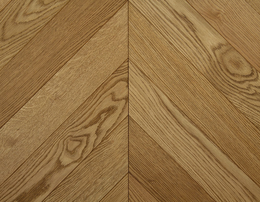 Aged Oak Chevron Parquet Flooring