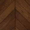 Polished Oak Chevron Parquet Flooring